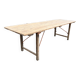 Old folding table