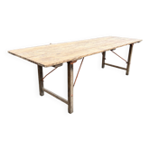 Old folding table