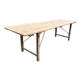 Old folding table