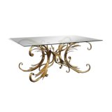 Golden coffee table "wheat cob", 1970