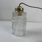 Pair of vintage glass suspensions