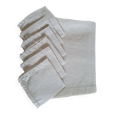 Tablecloth and 6 napkins embroidered with ladder days