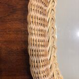 Old rattan mirror tread year 50-60