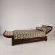 Art Deco Daybed with Hidden Storage & Adjustable Positions