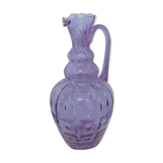 Empoli glass pitcher vase height 31cm