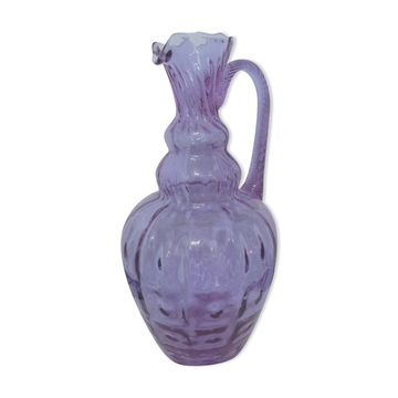 Empoli glass pitcher vase height 31cm