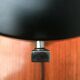 Minimalist German table lamp from the mid-century by Heinz Pfänder for Hillebrand Leuchten, 1960s.