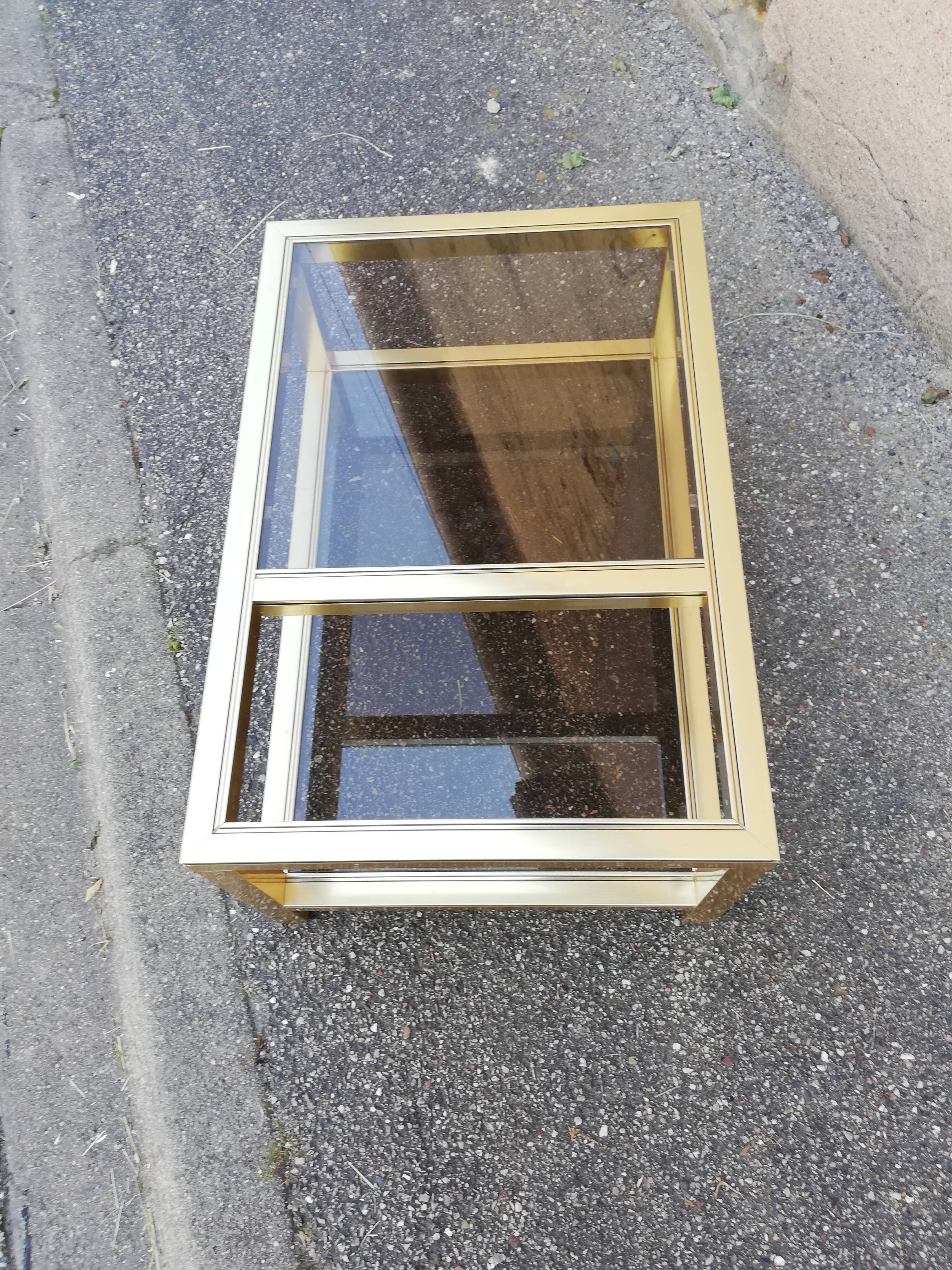 Table basse vintage 2 plateaux