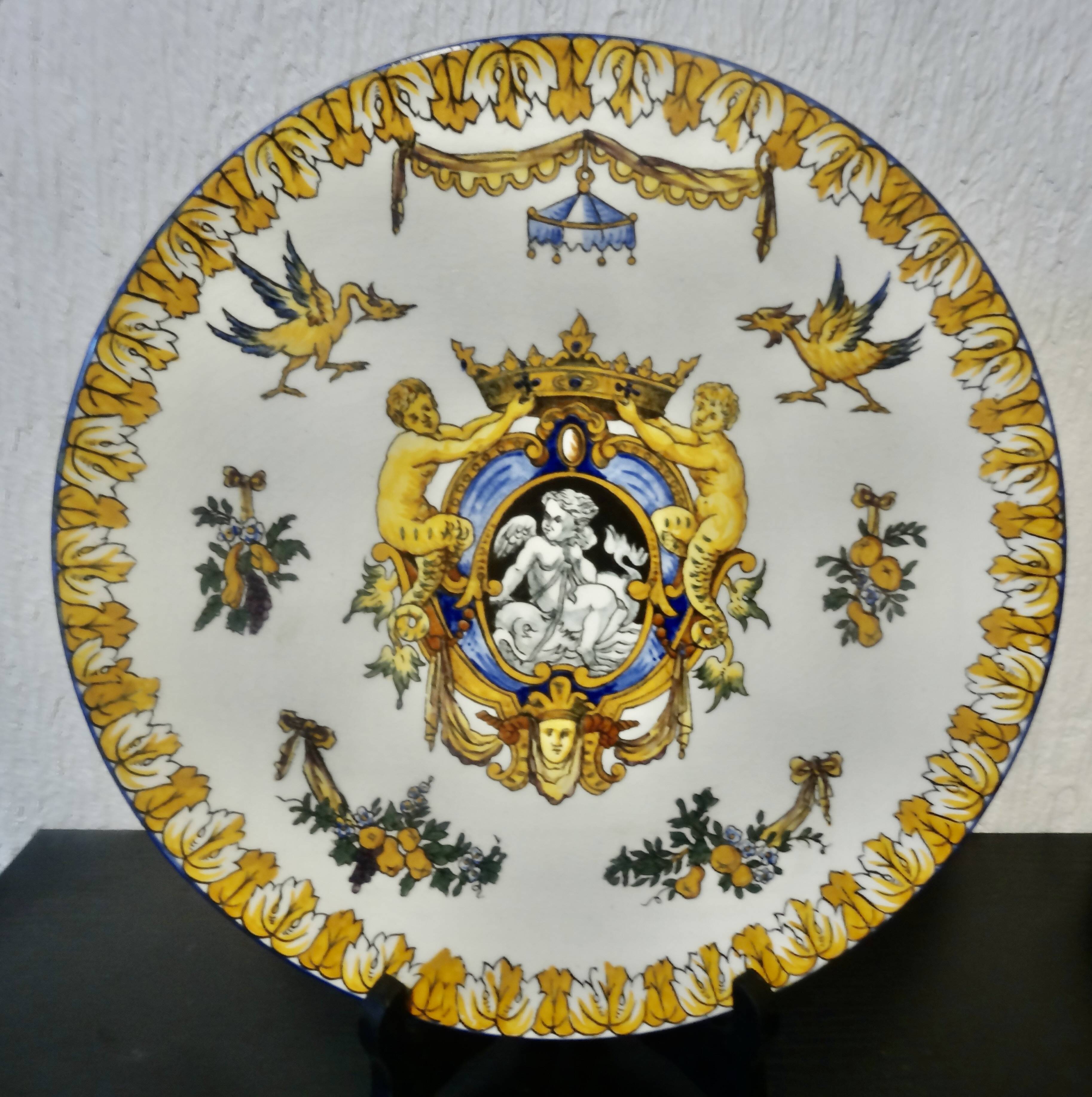ceramic plate Gien