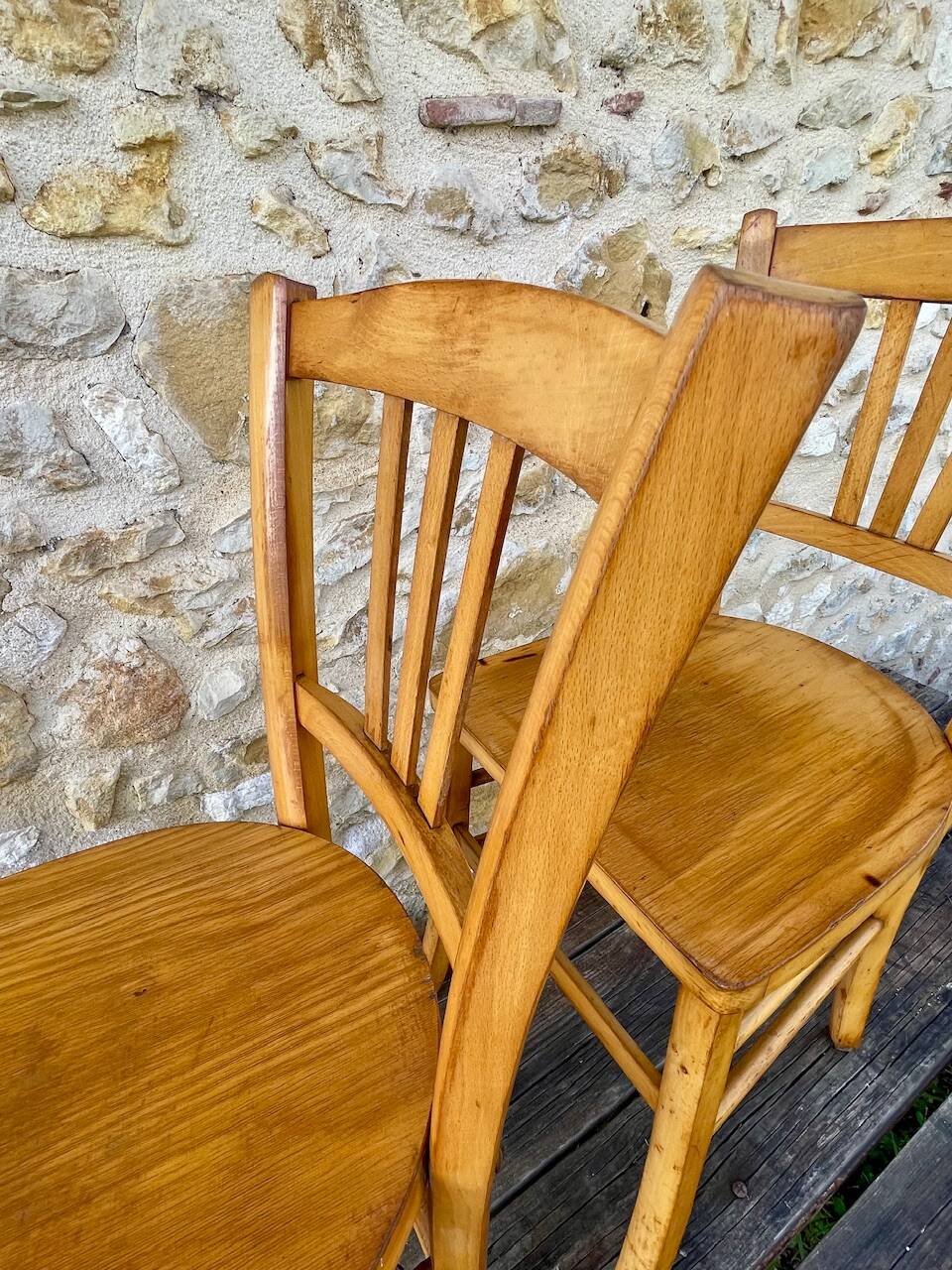 Pair of bistro chairs circa 50s/60s