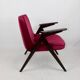 Burgundy Raspberry Bunny Armchair by Józef Chierowski