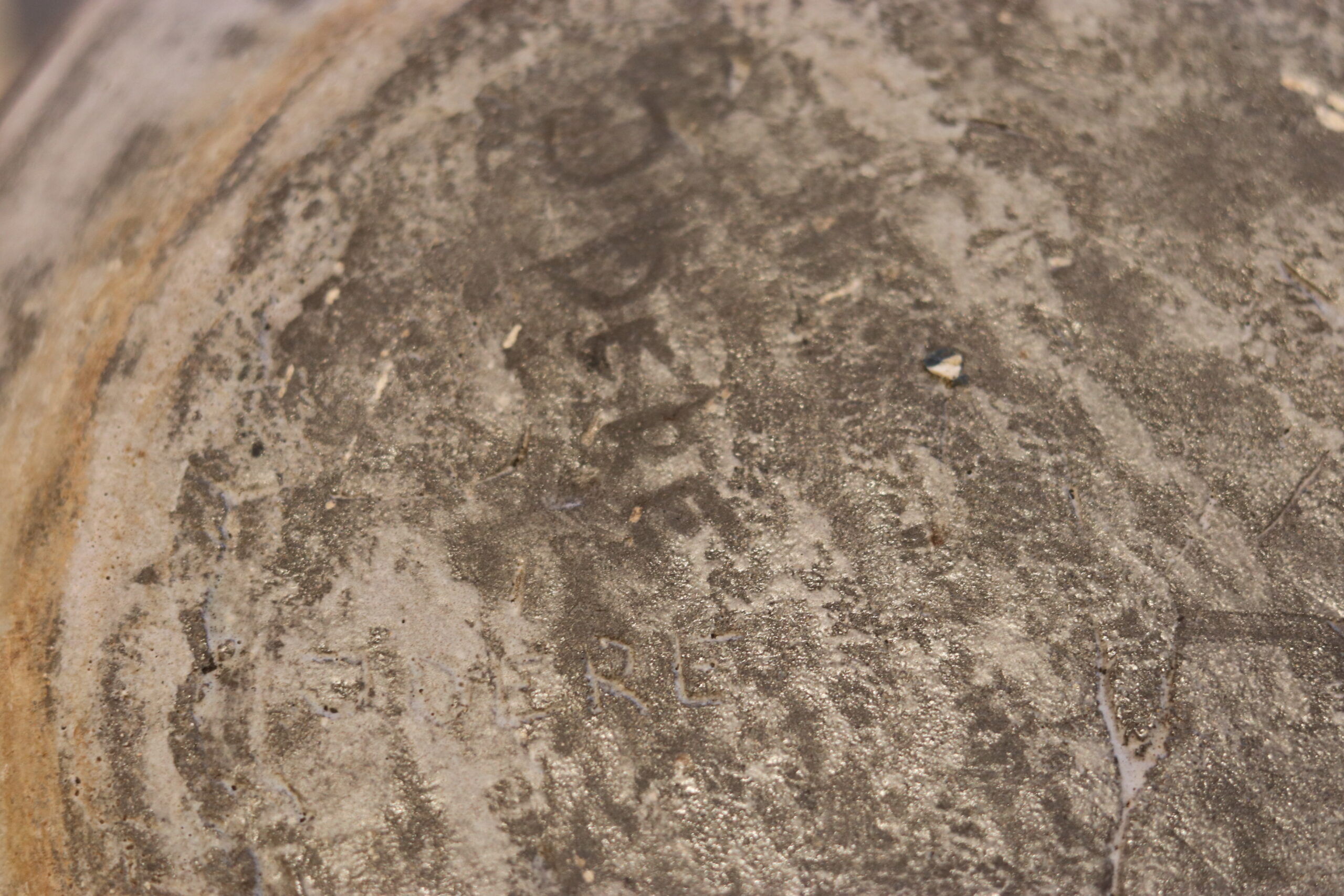 Large round vase in glazed stoneware, signed J. DERE circa 1960.