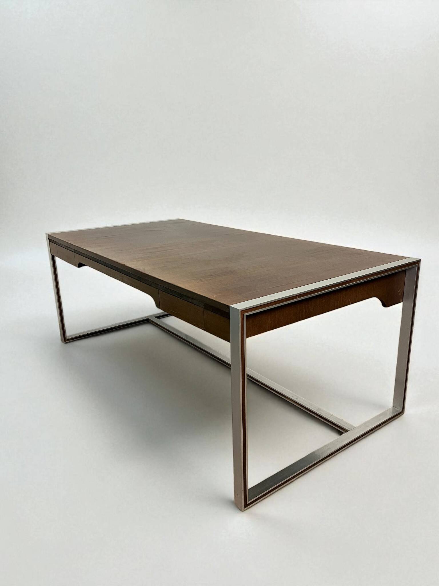 Minister's desk set + sideboard, Claude Gaillard for Ligne Roset, 1970