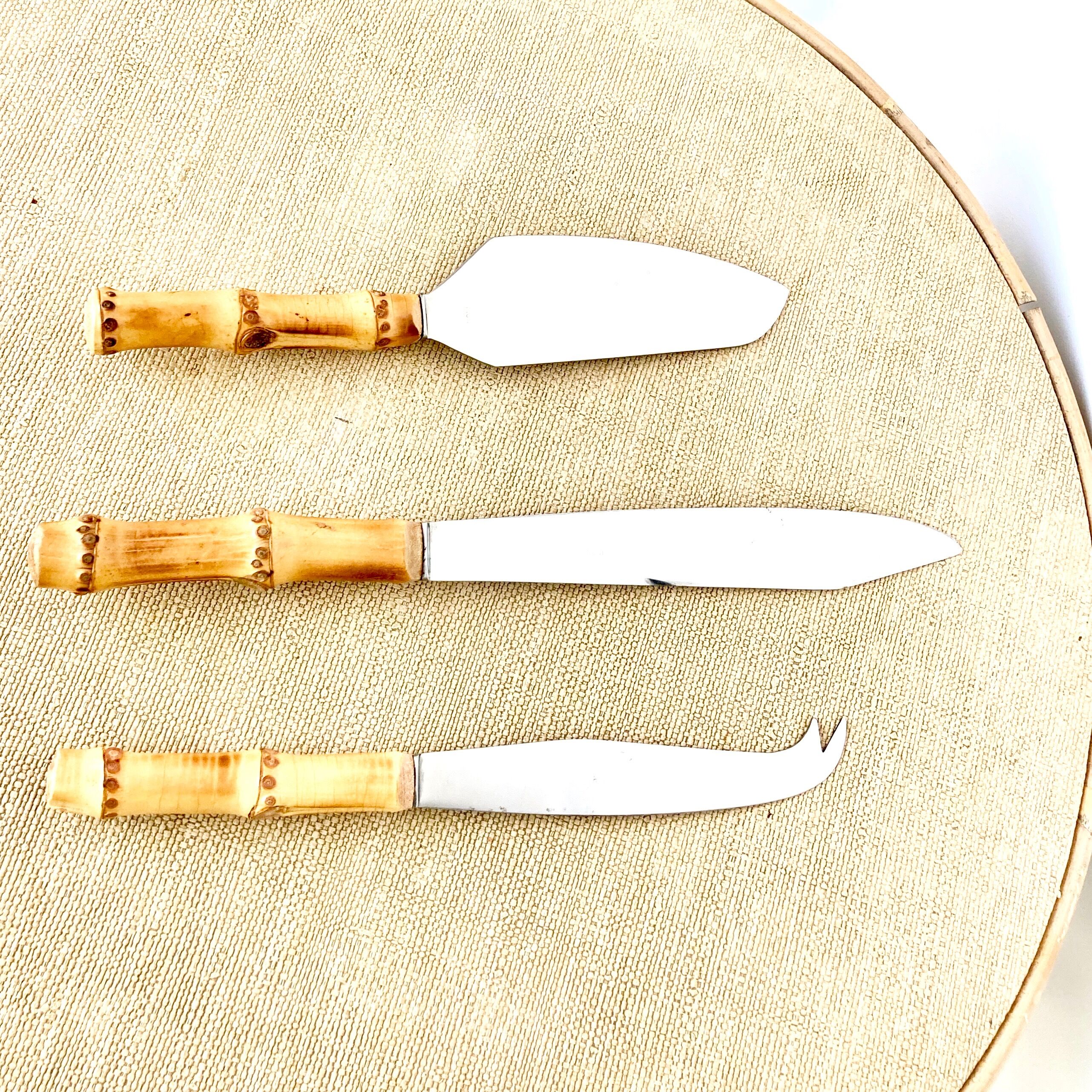 Bamboo serving cutlery