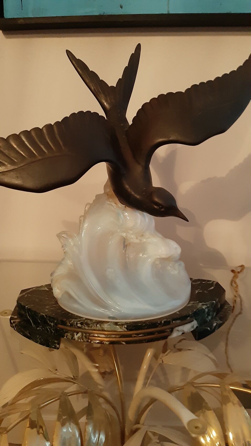 Art Deco night light lamp