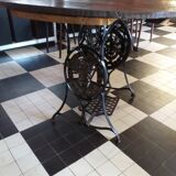 Table ronde style industriel