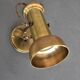 Brass articulated wall lamp – steampunk spirit -