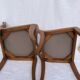 Chaises dossier barrette