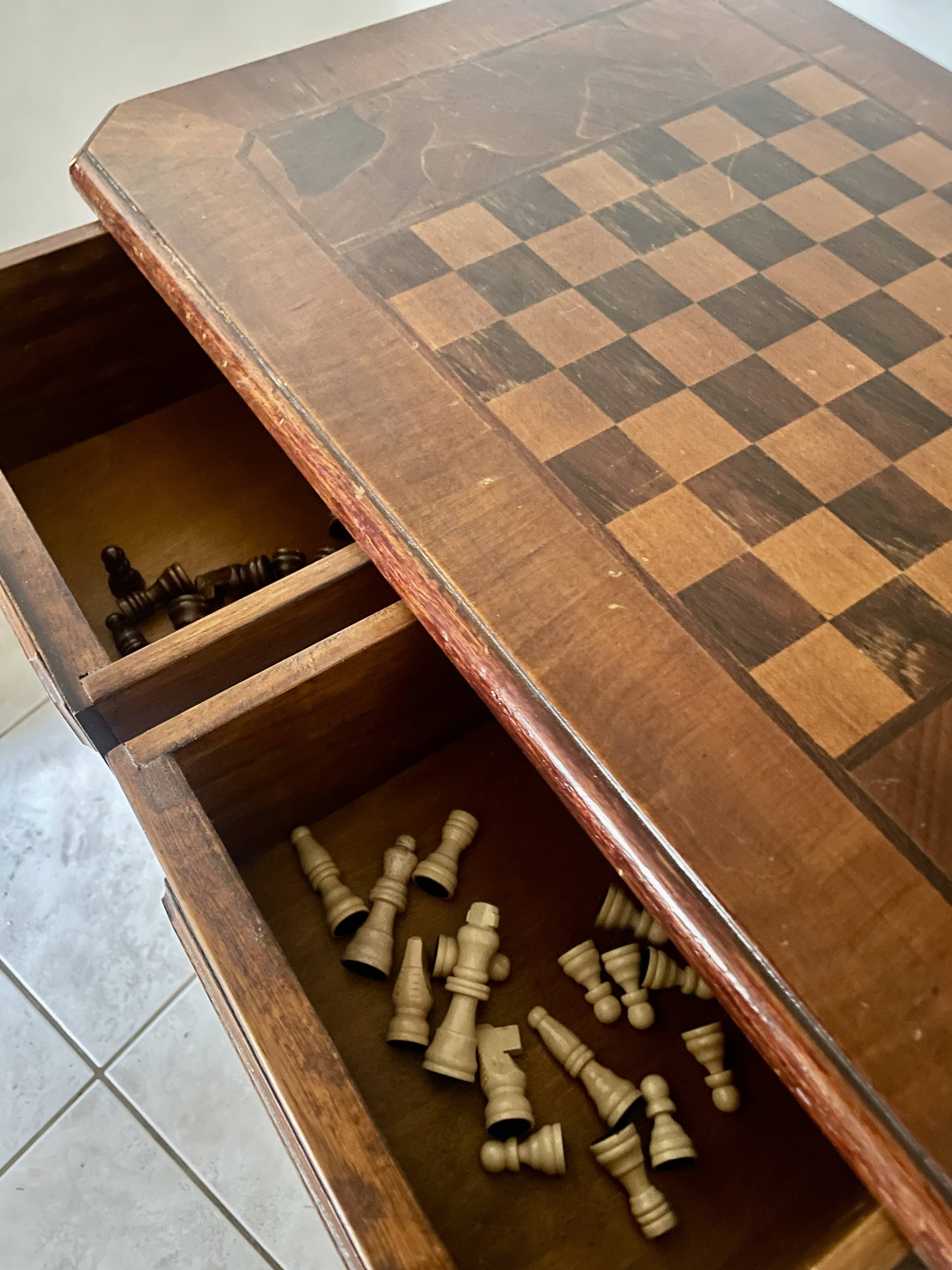 Chess table, France 1950s