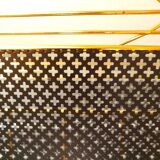 Perforated metal magazine rack, 1950