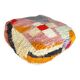 Moroccan wool pouf