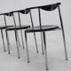 Set of Three Mid Century Dining Chairs, Germany, 1980s