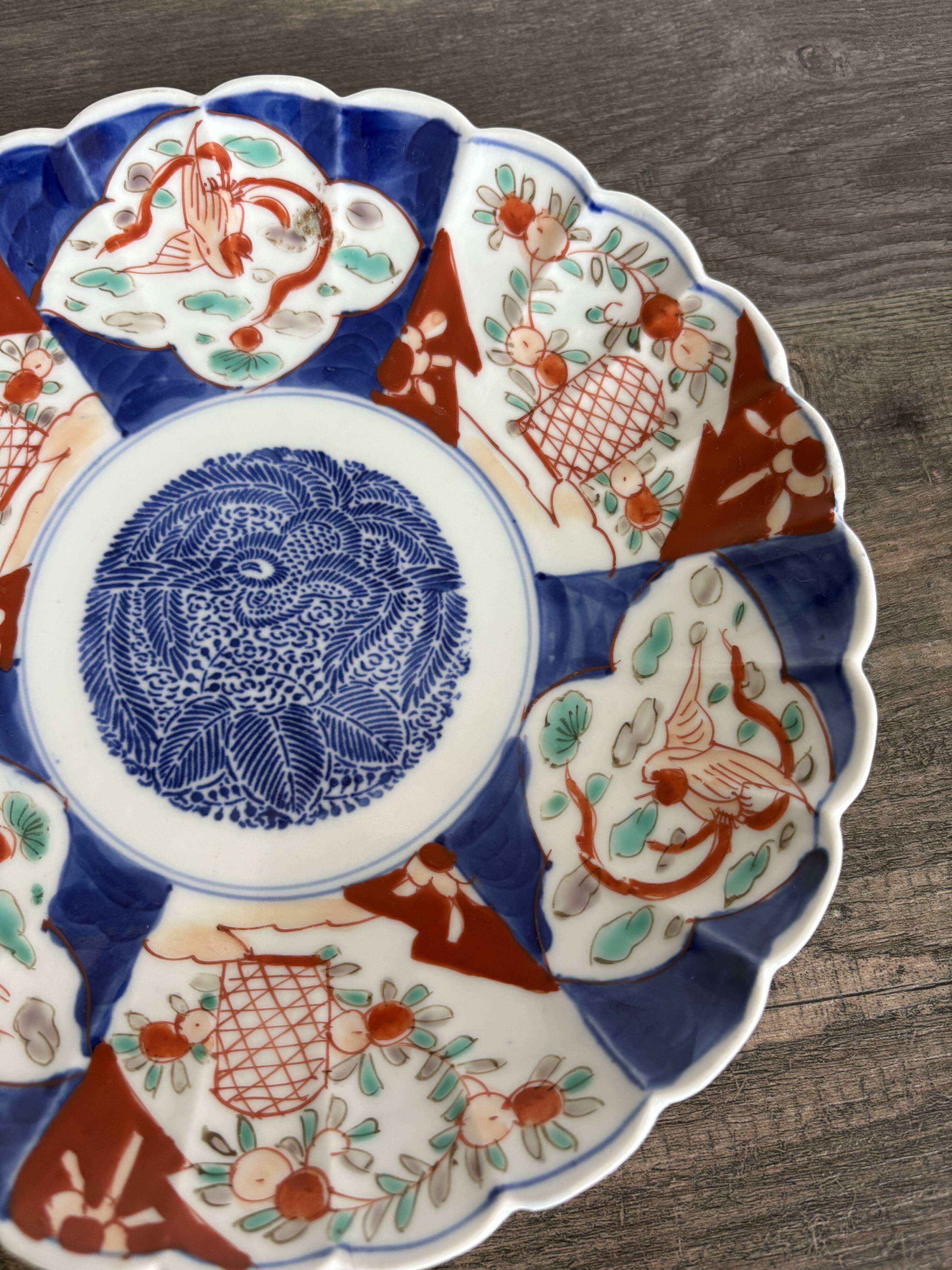 Antique Japanese Imari plate