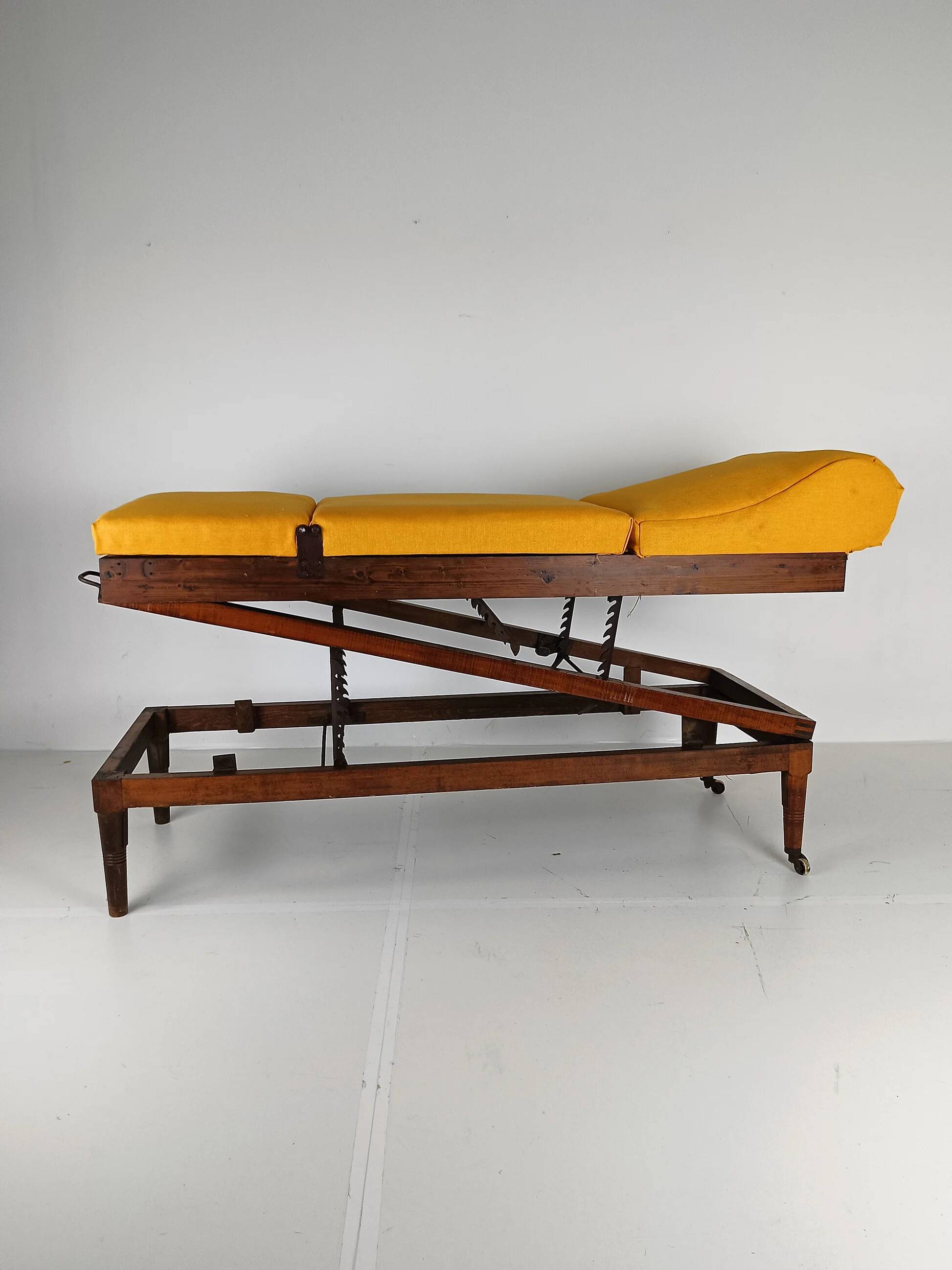 Antique English military hospital bed