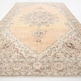 7x11 classic turkish vintage rug, vintage carpet rug 331x205cm
