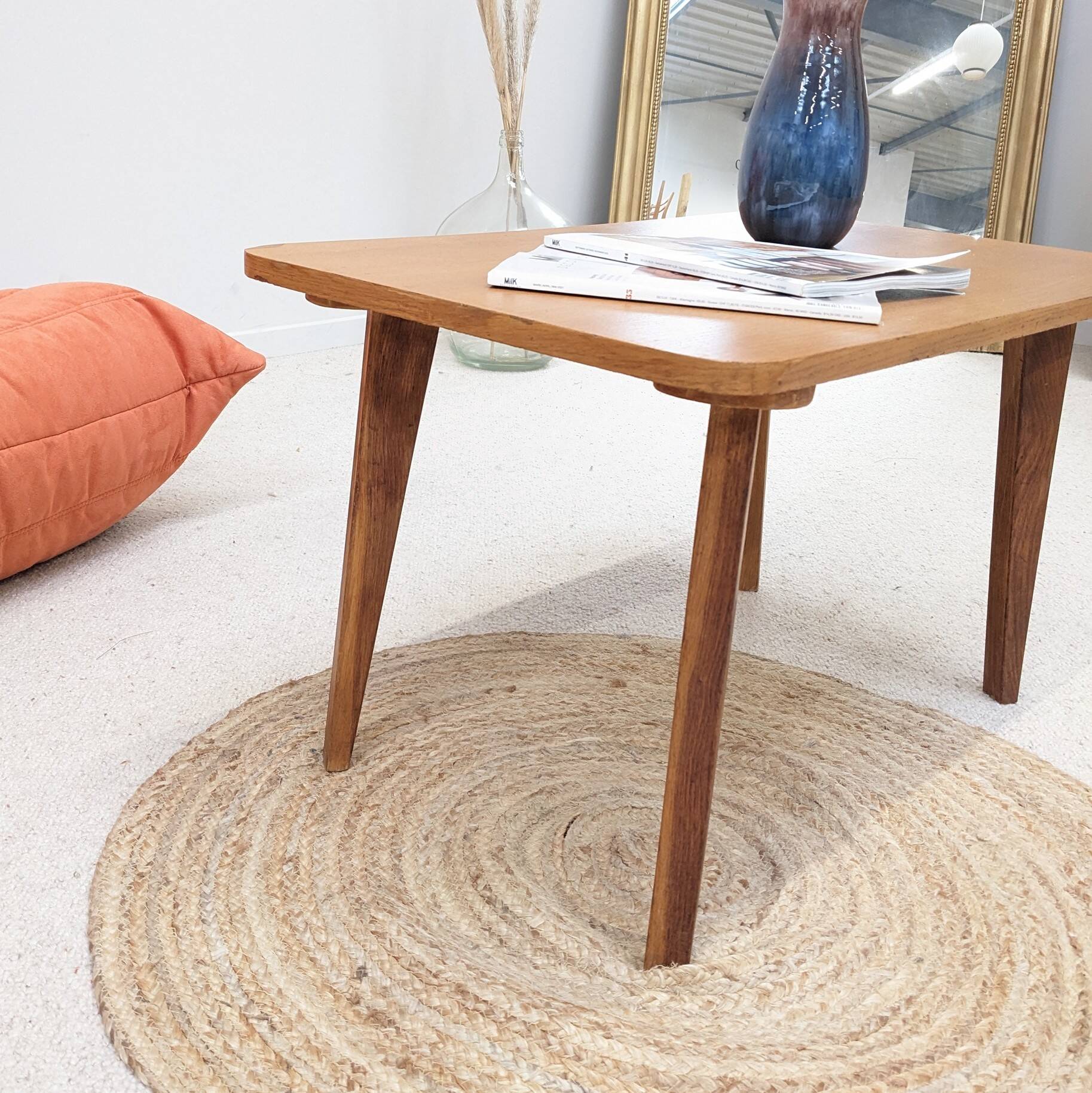 Vintage oak coffee table