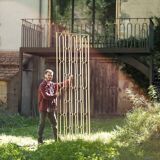 Art Deco forged steel screen