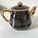 Vintage black and gold teapot RIO – Art Deco style