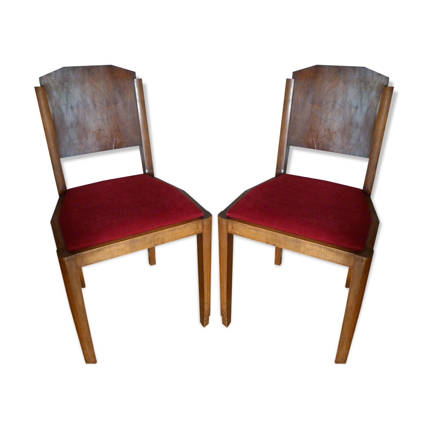 Paire de chaises art déco