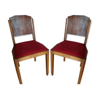 Pair of art deco chairs