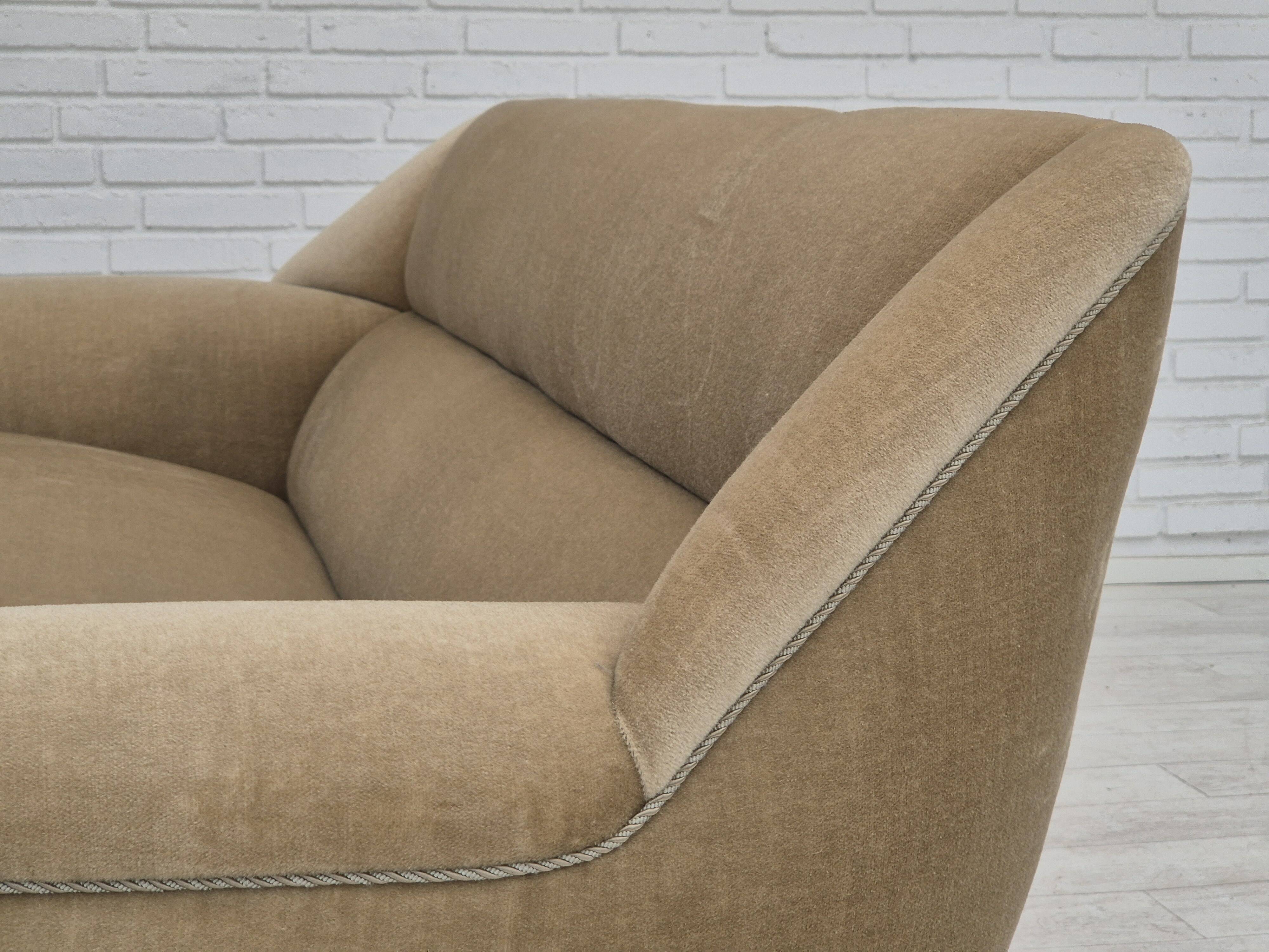 1960s, Danish design by Kurt Østervig for Rolschau Møbler, 3 seater sofa, model 57, original.