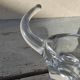 Vide-poche chien teckel cristal art Vannes Le Chatel