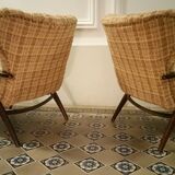 Pair of Chair Zig Zag vintage 50 60 year