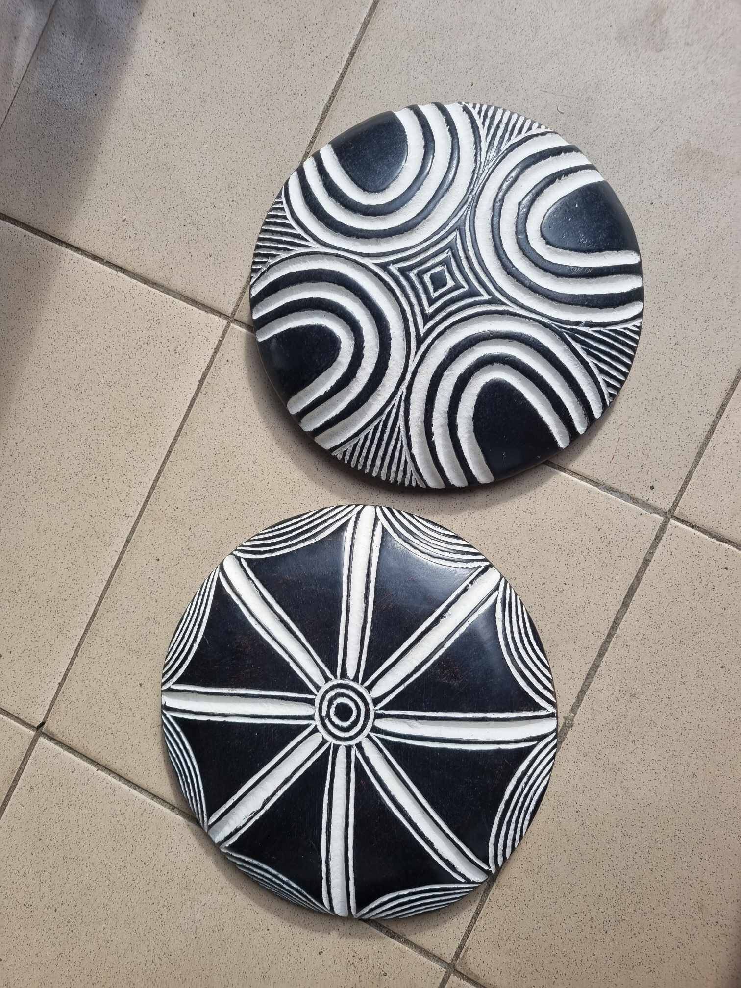 Set of 2 Traditional African Shields