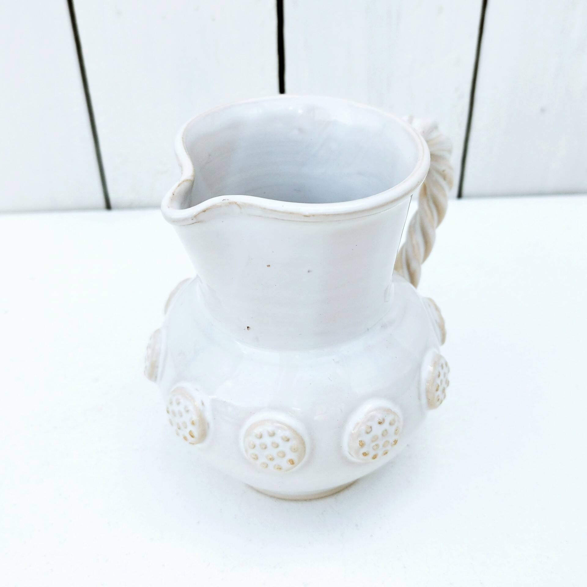 Malicorne ceramic pitcher by Emile Tessier