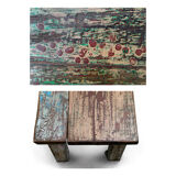Wooden bench