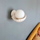 Shell wall lamp