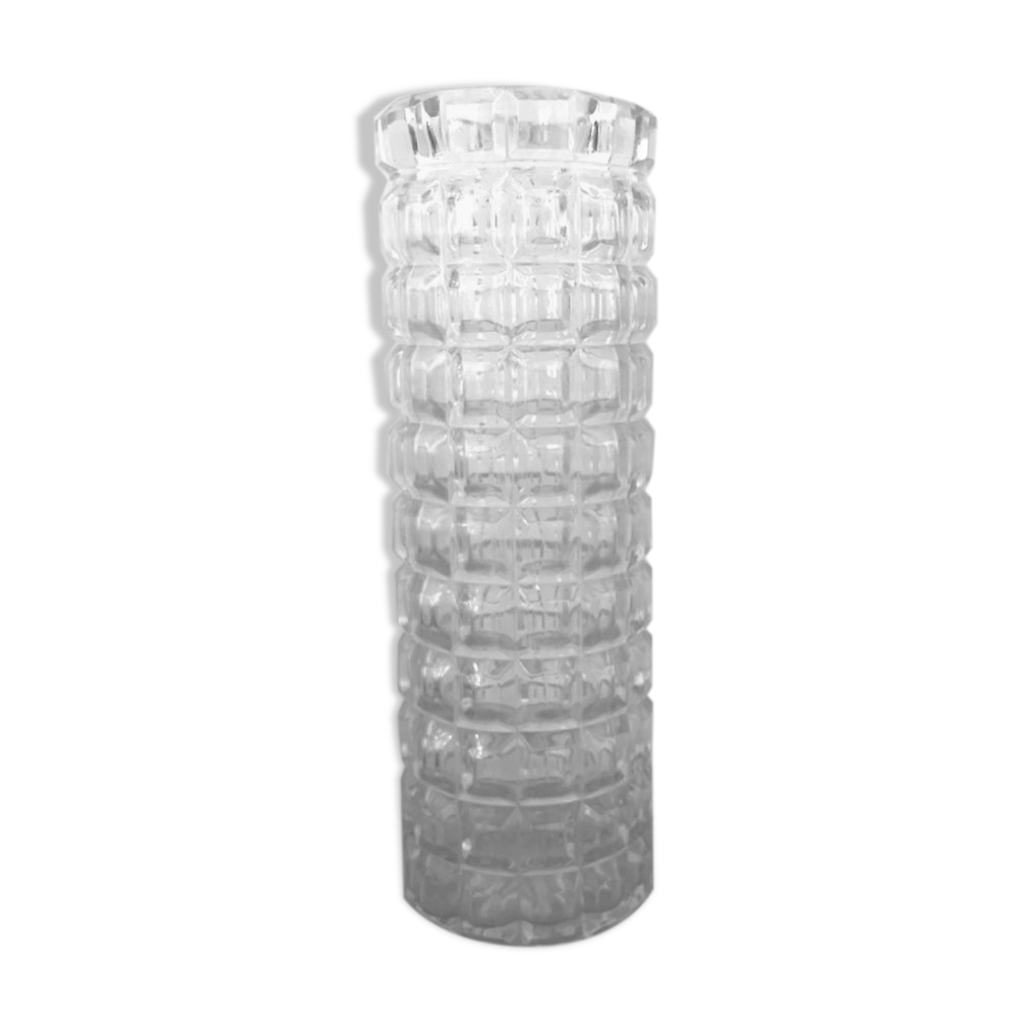 Vase cristal ou verre taillé