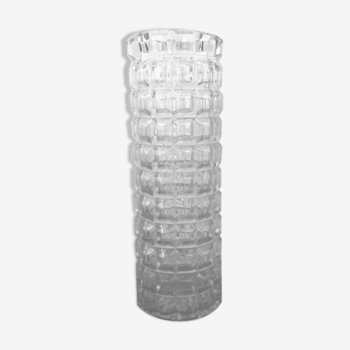 Vase cristal ou verre taillé