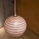 Art Deco Ball hangingt in pink opaline, 30s