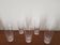 Lot de 5 verres à orangeade en cristal