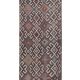 Vintage Turkish rug from Oushak, handwoven 64x275 cm