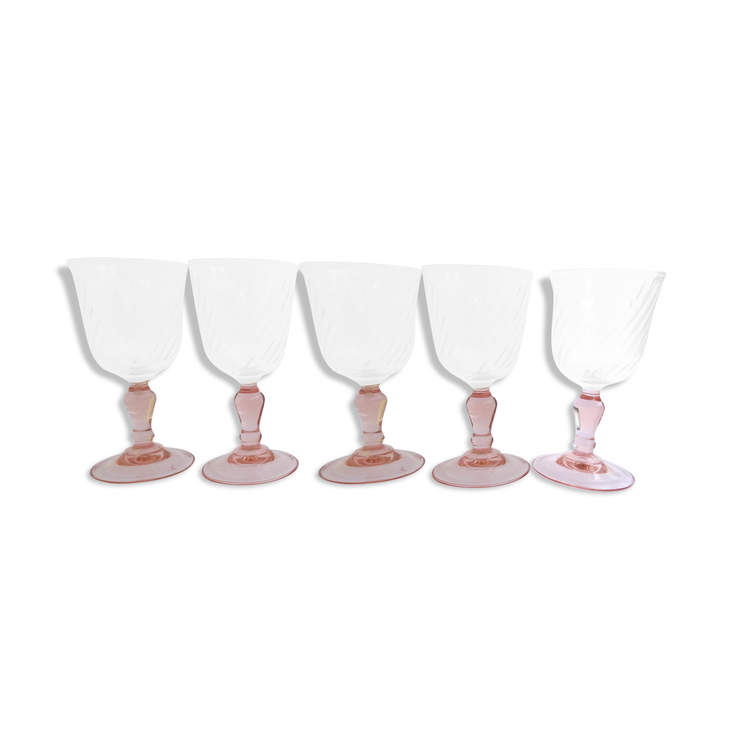 Liquor glasses with Rosaline feet