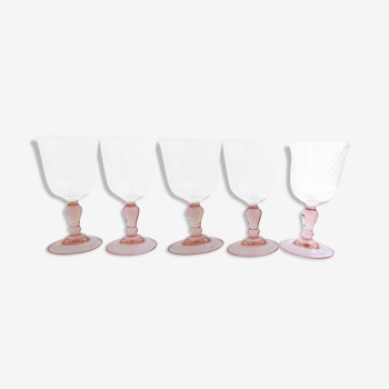 Liquor glasses with Rosaline feet