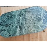 Green marble coffee table