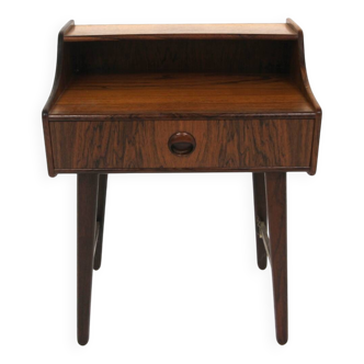 Scandinavian rosewood bedside table, Sweden, 1950